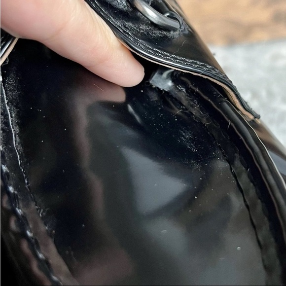 Sam Edelman Monna Sz 8 Black Lug Sole Loafers Y2K Platform Emo EUC H8502S1001 - Picture 11 of 13